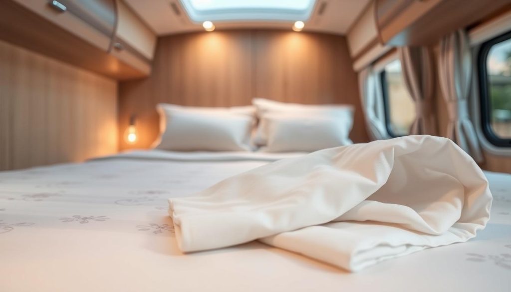 Queens bed hoeslaken speciaal ontworpen voor caravans en campers, biedt comfort en hygiëne onderweg